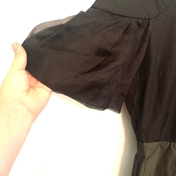 [Rue du Mail] Satin Colorblock Dress - Size 40 - Picture 3 of 8